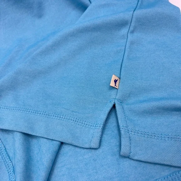 TOMMY BAHAMA POLO SHIRT, "BLUE CRUSH (SKY BLUE) COLOR  SIZE LARGE MEDIUM (M) - Picture 9 of 15